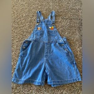 Large Pooh overalls